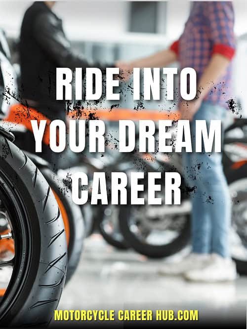 Affiche MIJ 500x Motorcycle Career Hub Industry job board